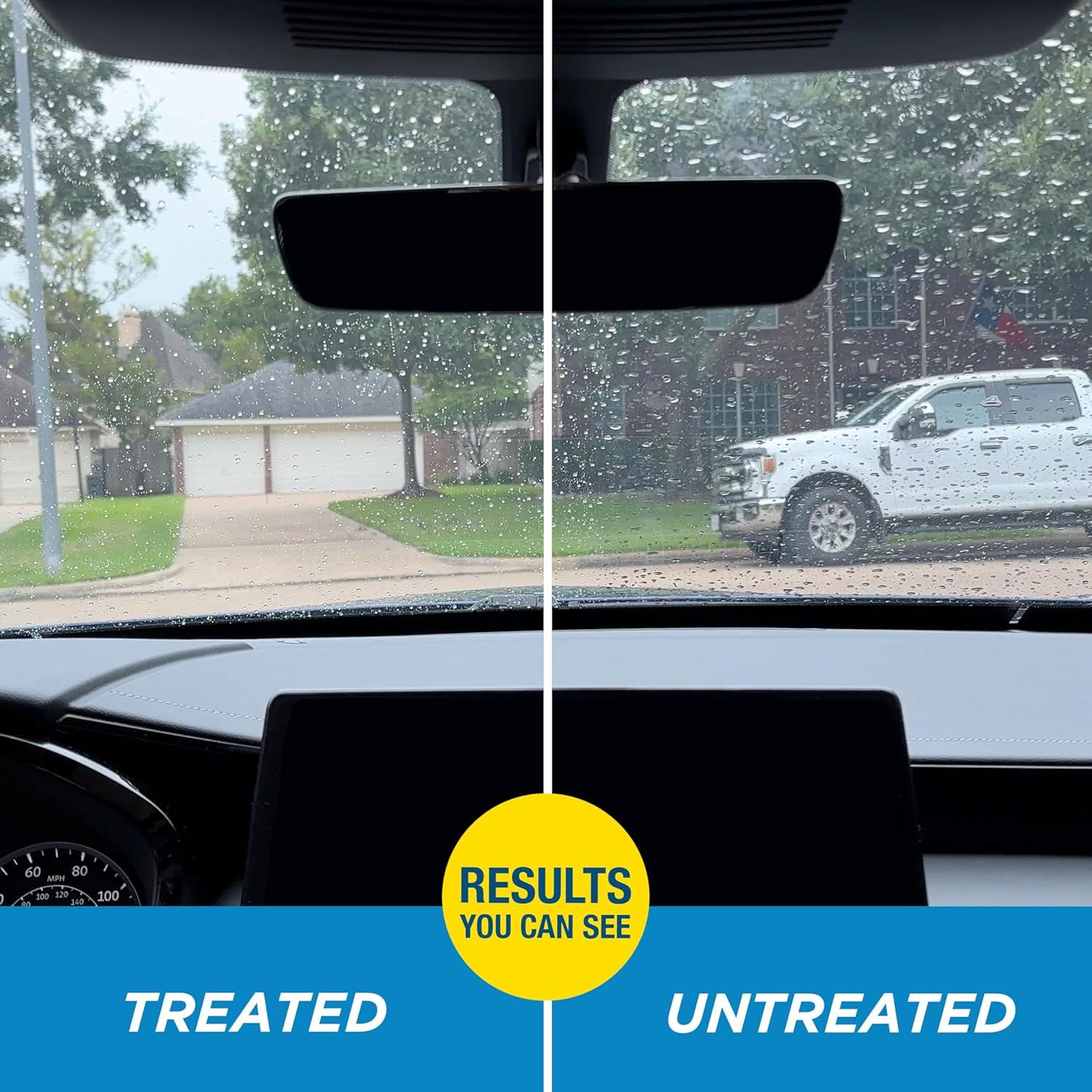 imageRainX 50712684PK Glass Cleaner  Rain Repellent 23 oz Pack of 4Trigger Bottle