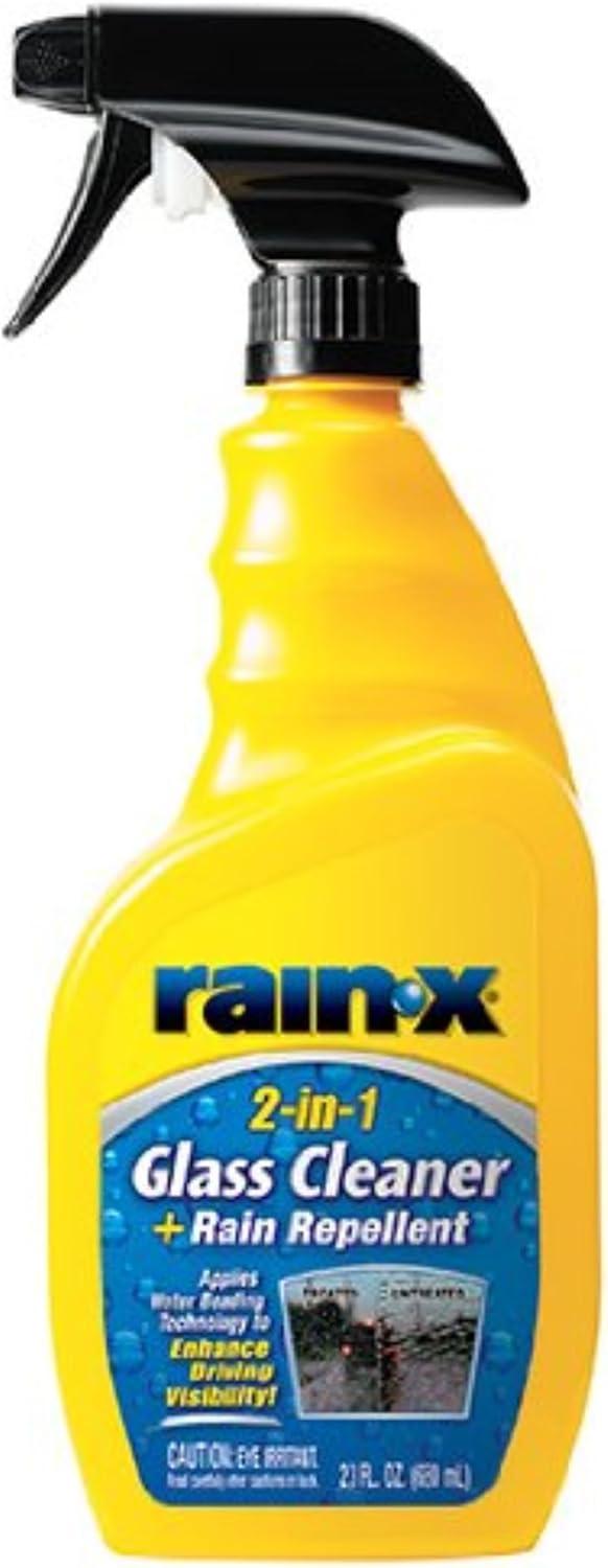imageRainX 50712684PK Glass Cleaner  Rain Repellent 23 oz Pack of 4Trigger Bottle