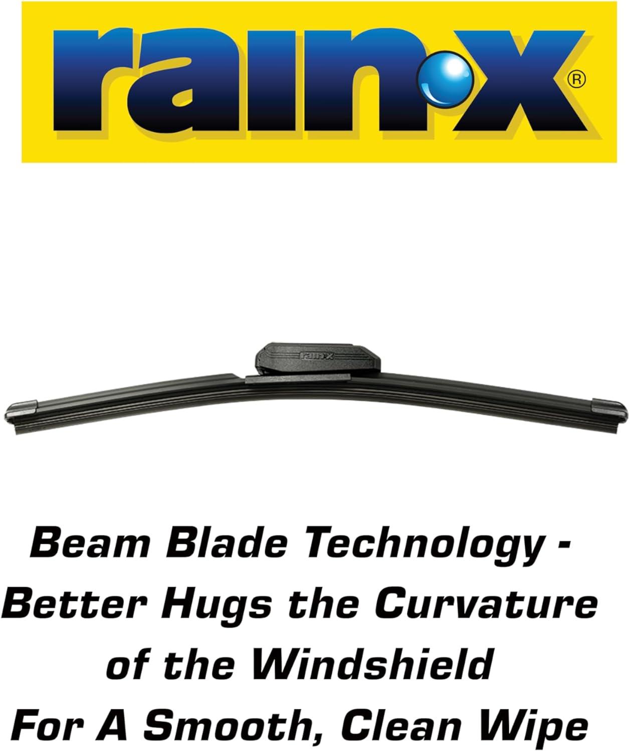 imageRainX 50792782 Latitude 2In1 Water Repellent Wiper Blades 21 Inch Windshield Wipers Pack Of 2 Automotive Replacement Windshield Wiper Blades With Patented Repellency Formula