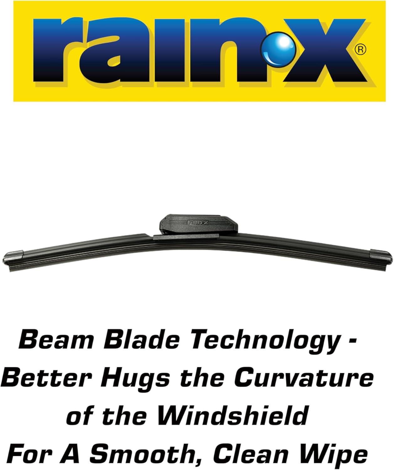 imageRainX 50792832 Latitude 2In1 Water Repellent Wiper Blades 17 Inch Windshield Wipers Pack Of 2 Automotive Replacement Blades With Patented Repellency Formula