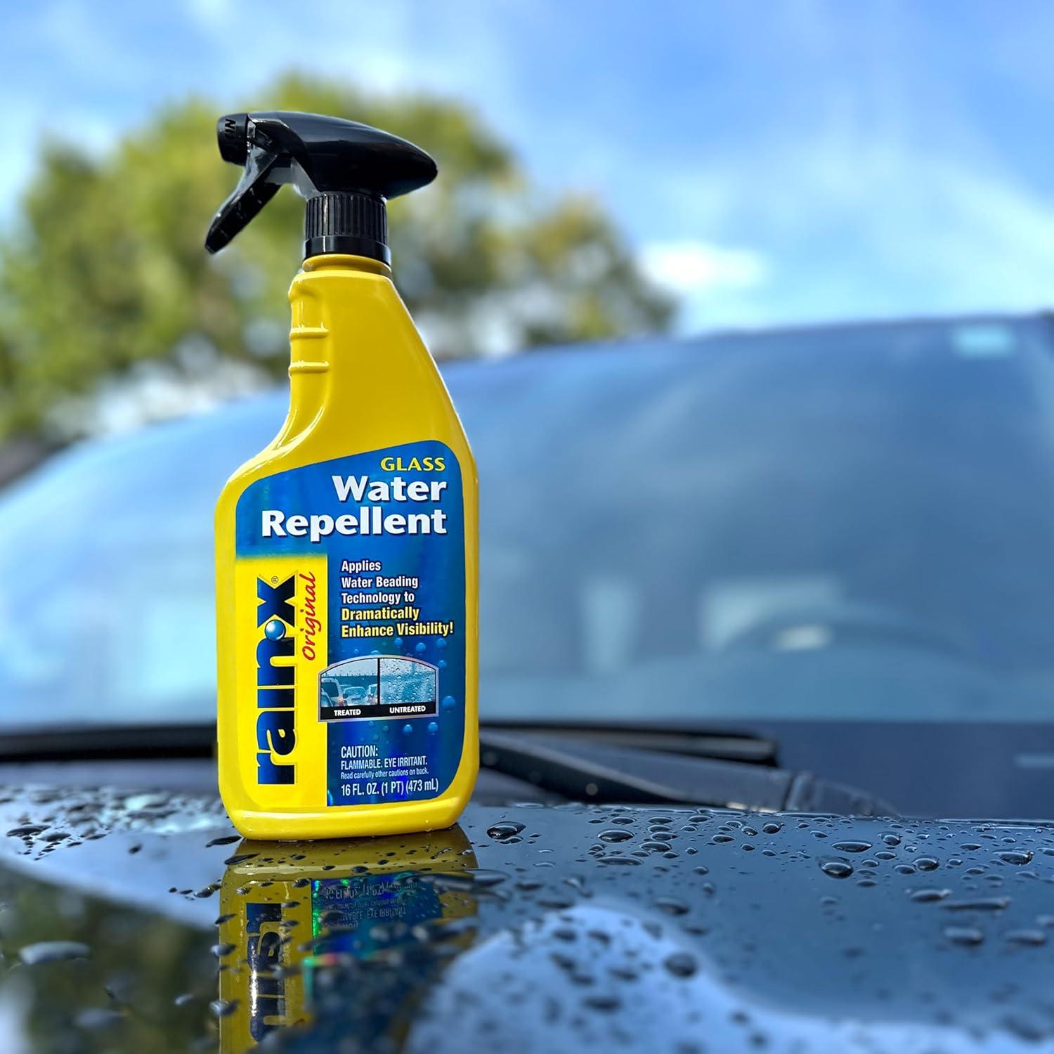 imageRainX 800002250 Glass Treatment Trigger 16 Fl Oz  Exterior Glass Treatment to Dramatically Improve Wet Weather Driving Visibility During All Weather Conditions