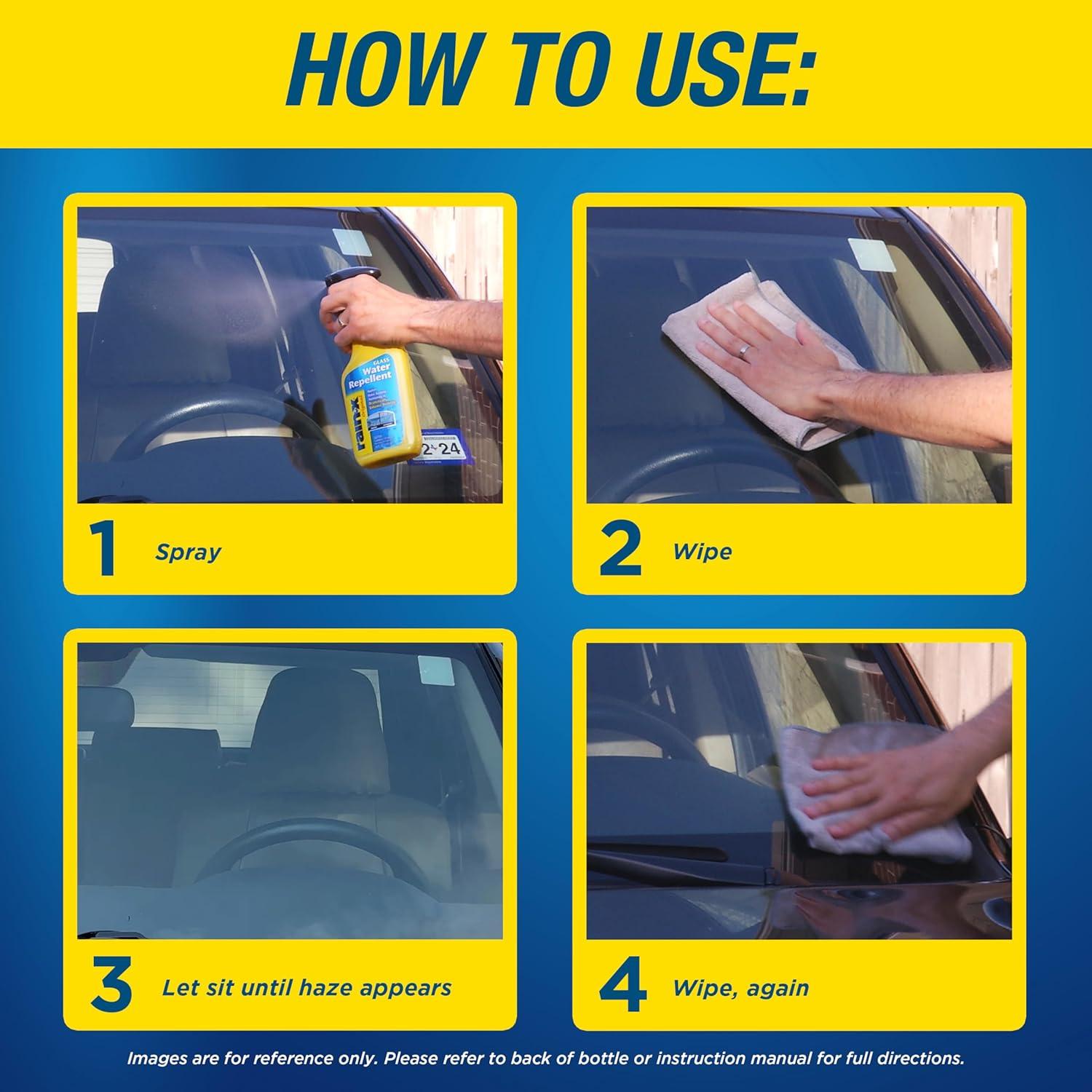 imageRainX 800002250 Glass Treatment Trigger 16 Fl Oz  Exterior Glass Treatment to Dramatically Improve Wet Weather Driving Visibility During All Weather Conditions