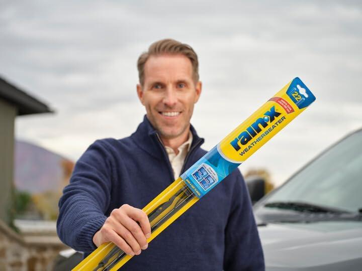 imageRainX 820144 WeatherBeater Wiper Blades 24quot and 19quot Windshield Wipers Pack Of 2 Automotive Replacement Windshield Wiper Blades That Meet Or Exceed OEM Quality And Durability Standards16