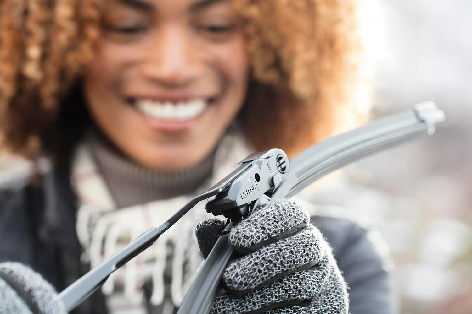 imageRainX 830116 Silicone Endura Wiper Blades 16 Inch Windshield Wipers Pack of 1 Automotive Replacement Windshield Wiper Blades With Two Times LongerLasting Resilient Silicone Rubber SqueegeeEndura