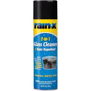 Rain-X 5080233 2-In-1 Glass Cleaner Plus Rain Repellent, 18 Ounce , BLUE(18 Ounce (Pack of 1))