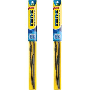 Rain-X 820144 WeatherBeater Wiper Blades, 24″ and 19″ Windshield Wipers (Pack Of 2), Automotive Replacement Windshield Wiper Blades That Meet Or Exceed OEM Quality And Durability Standards(24″ and 24″)