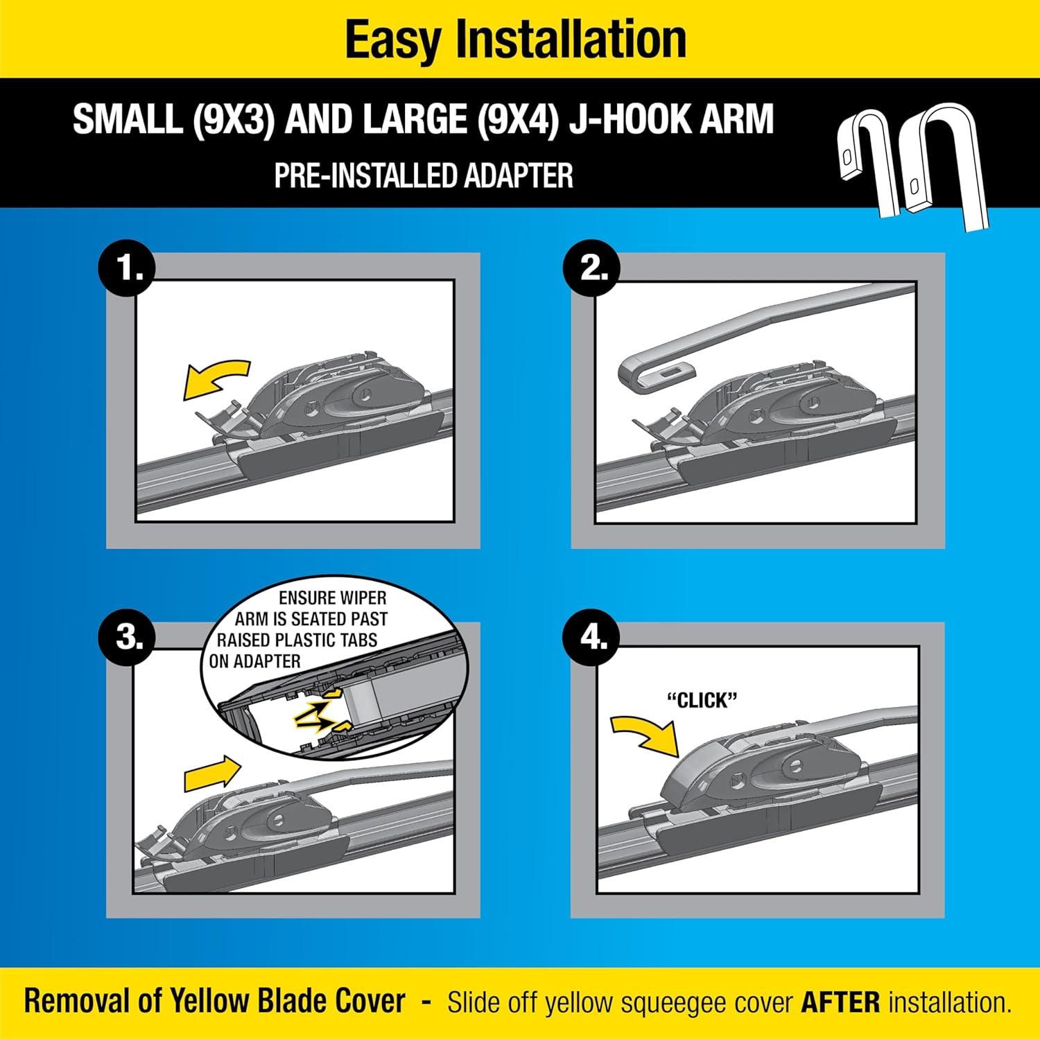 imageRainX 830221 WeatherArmor Beam Wiper Blades 21 Inch Windshield Wipers Pack of 1 Automotive Replacement Windshield Wiper Blades With Industrial Grade Synthetic Rubber Squeegee20
