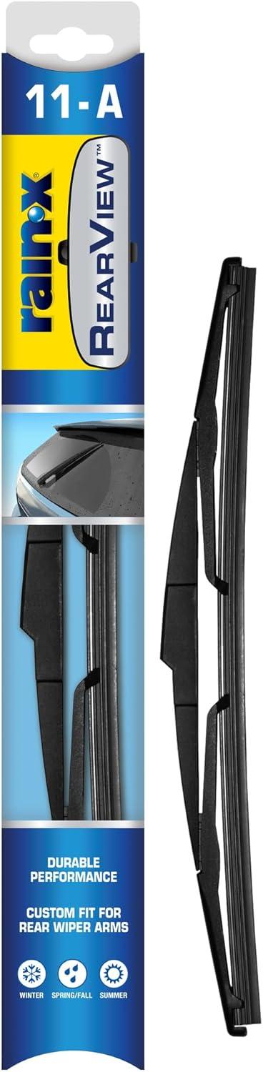 imageRainX 850027 RearView 12E Rear Wiper Blade 12 Inch Composite Rear Wiper Blade Fits Snap Claw Pack Of 1 Automotive Replacement Wiper Blades That Meet Or Exceed OEM Quality And Design StandardsRock Lock 2