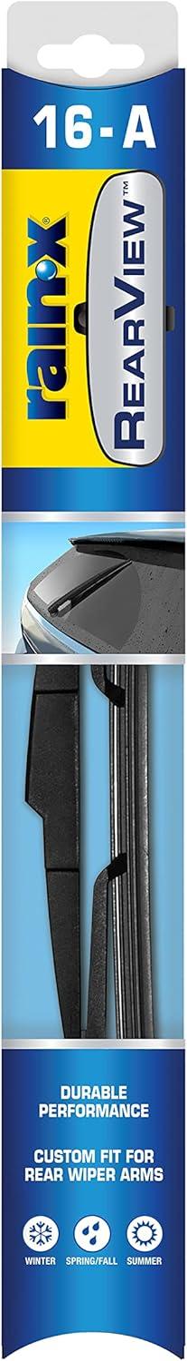 imageRainX 850027 RearView 12E Rear Wiper Blade 12 Inch Composite Rear Wiper Blade Fits Snap Claw Pack Of 1 Automotive Replacement Wiper Blades That Meet Or Exceed OEM Quality And Design StandardsRock Lock 2