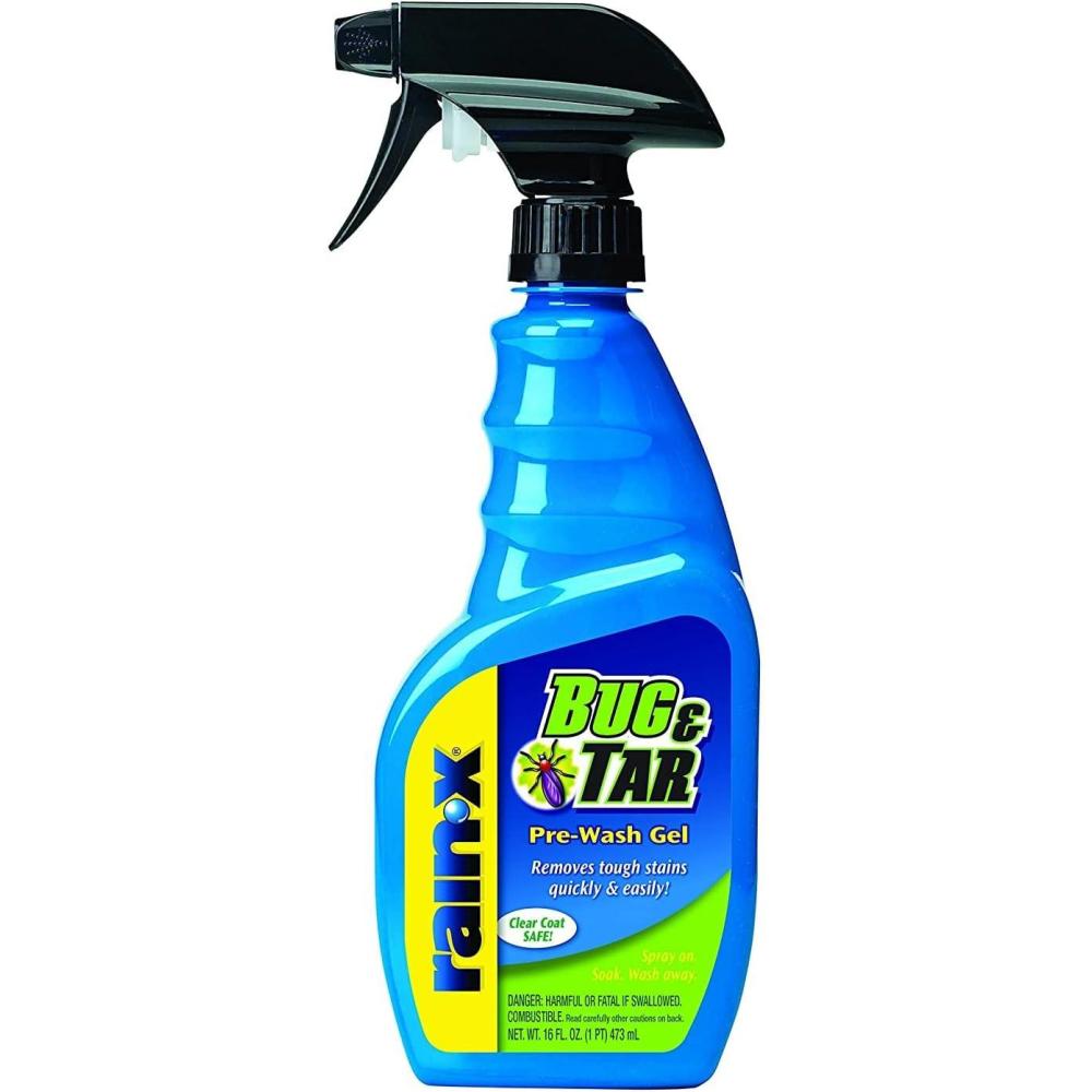 imageRainX Pro 620213 3in1 Bug Tar and Adhesive Remover 16oz  Premium Bug Tar and Adhesive Remover to Help Clean and Remove Sticky ContaminantsOld Version