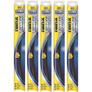 Rain-X 5079277-2-5PK Latitude 2-IN-1 Water Repellency Wiper Blade, 20″ (Pack of 5)