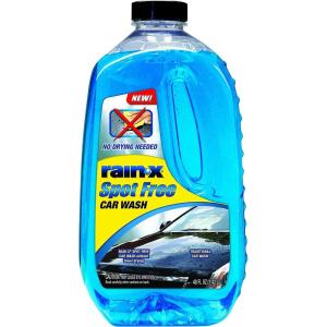 Rain-X 620073 – Car Wash Deep Cleaning, High Foam Soap Provides Spot Free Shine with No Towel Or Hand Drying Needed – Car soap for car cleaning and detailing 48 fl oz(48 Fl Oz (Pack of 6))