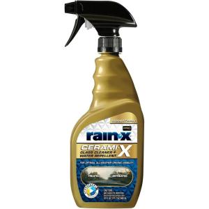 Rain-X 630177SRP Cerami-X Glass Cleaner + Water Repellent, 23oz – Cleaning Effectively While Remaining Streak Free, Protecting Against Contaminants and Stains(23 Fl Oz (Pack of 1))