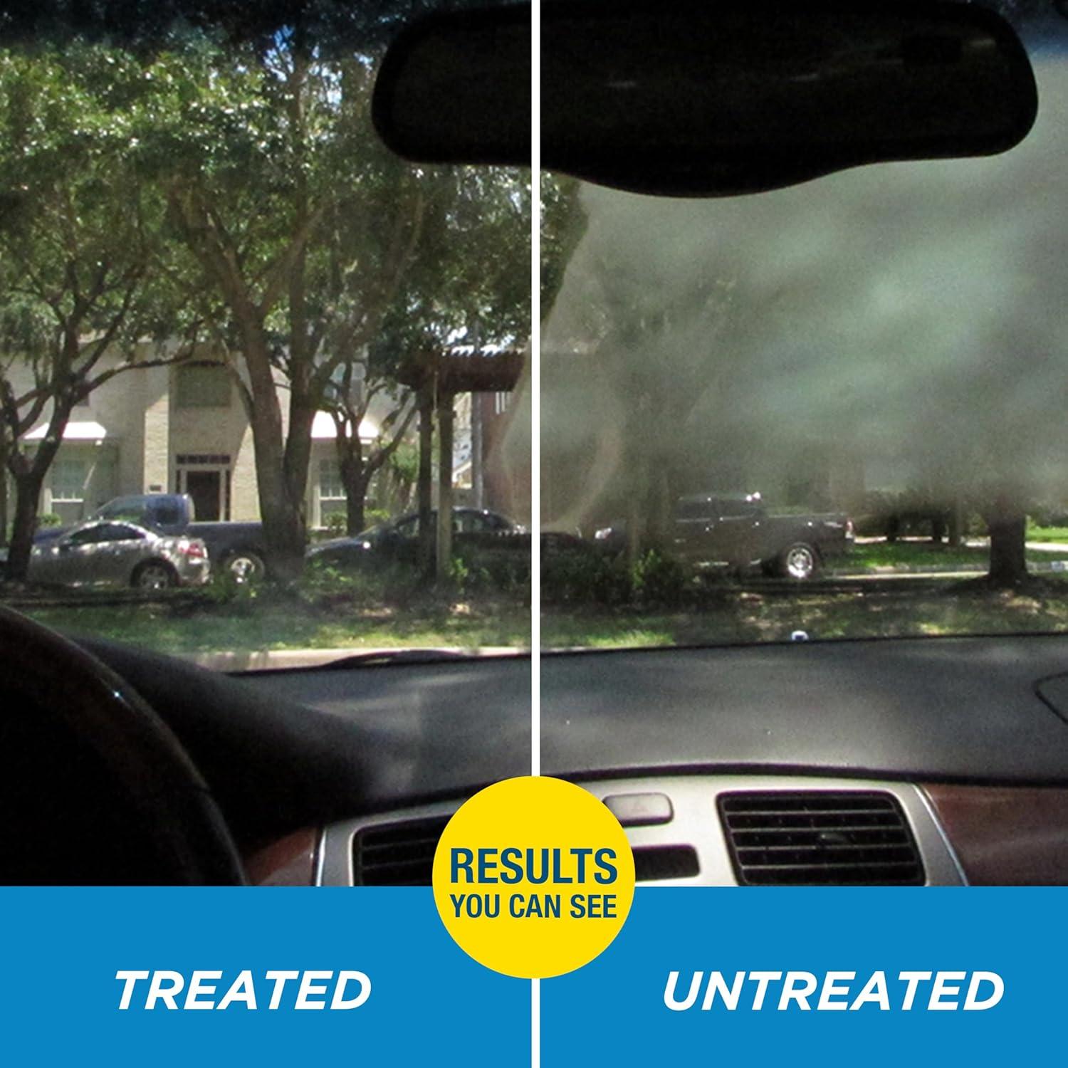 imageRainX 630046 Interior Glass AntiFog 12 oz Prevents Fogging of Interior Glass and Mirrors Usable on Both Automobiles and Marine Vehicles12 Fl Oz Pack of 1