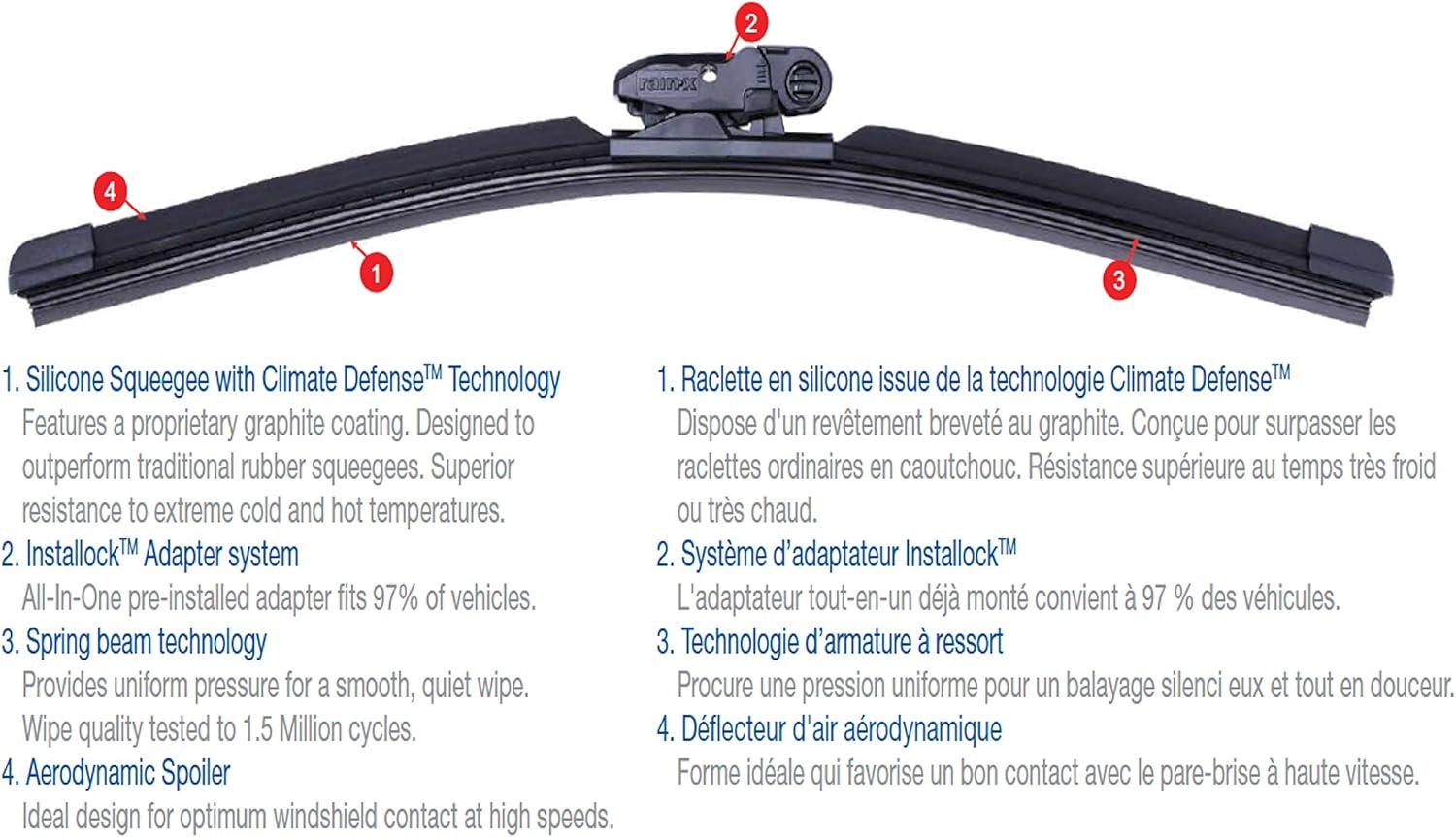 image:imageRainX 99714 Silicone AdvantEdge Wiper Blade 14 Pack of 122