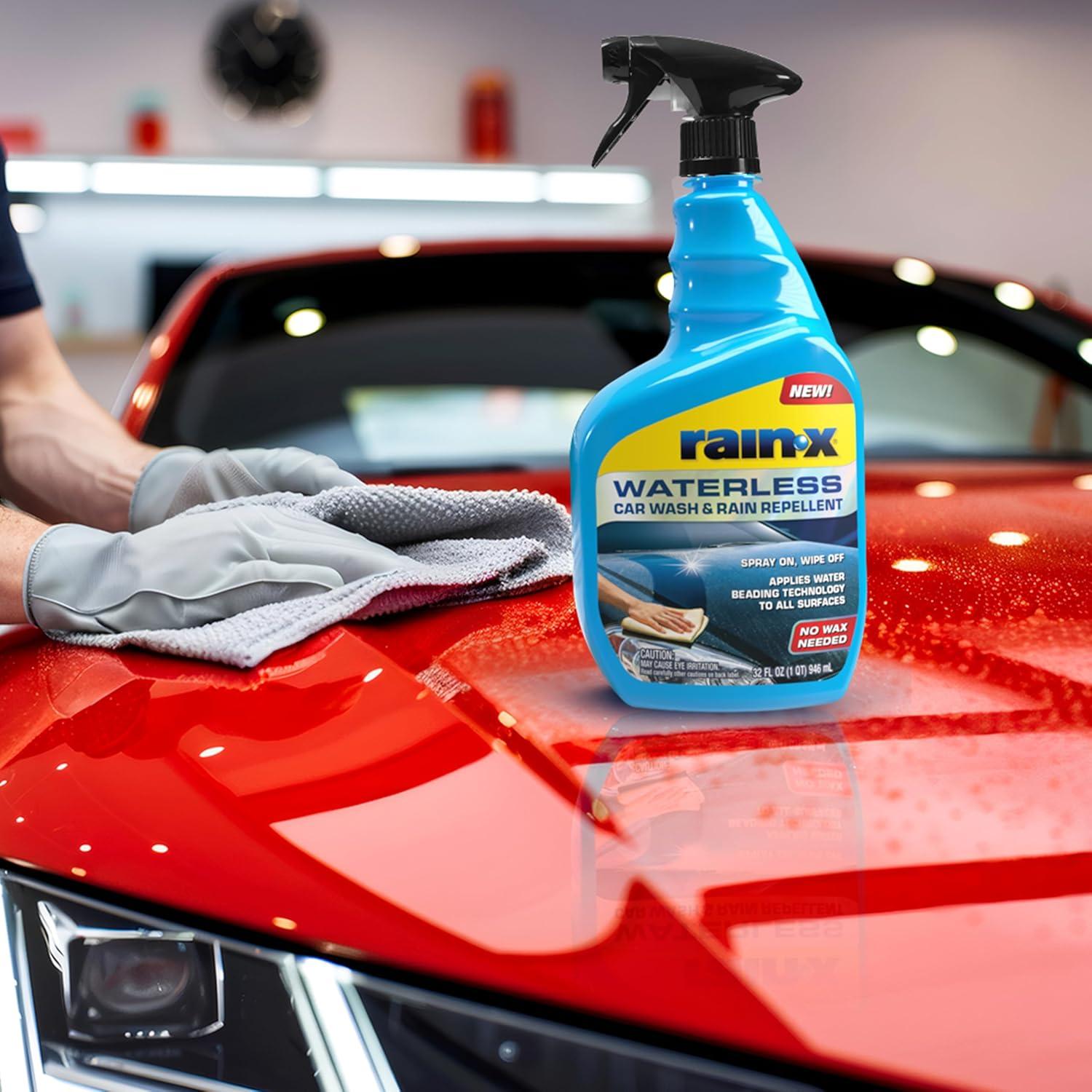 image:imageRainX 620100 Waterless Car Wash and Rain Repellent 32 fl oz