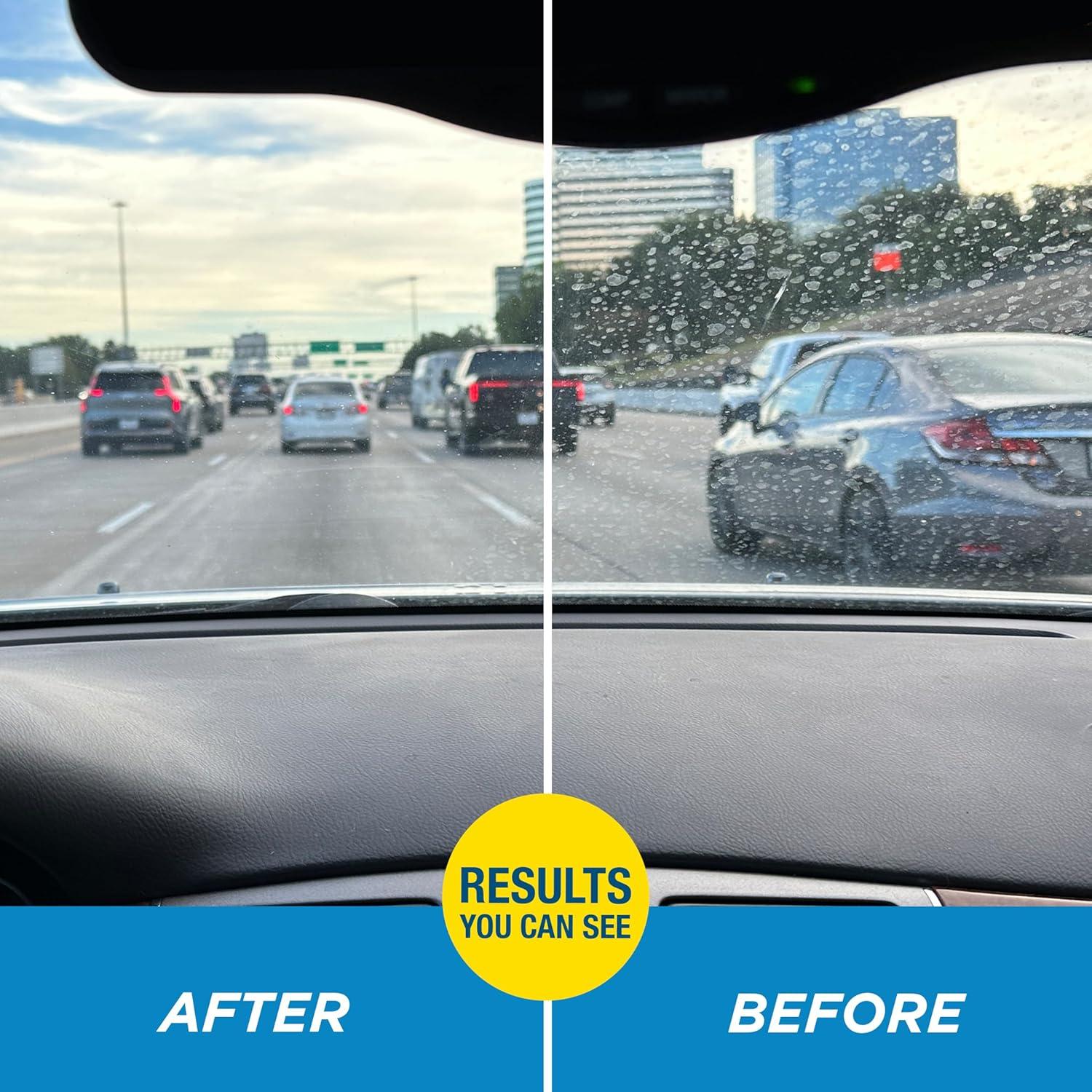 image:imageRainX 630018 Auto Glass Cleaner 23 oz Cleans Car Windows Windshields and Other Auto Glass Surfaces for a Clean StreakFree Finish23 Fl Oz Pack of 1