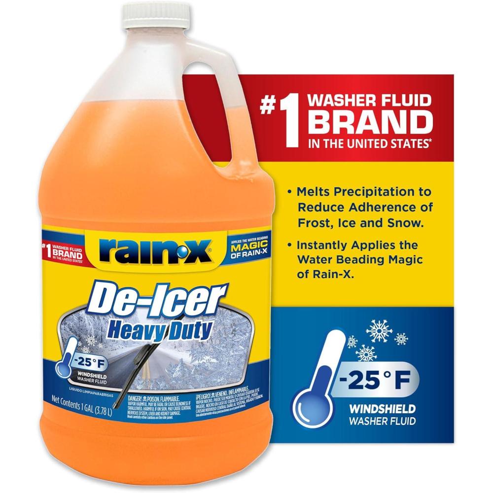 image:imageRainX RX68106 PREM DEICER Washer Fluid1 Pack