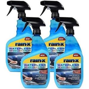 Rain-X 620100-4PK Waterless Car Wash & Rain Repellent, 23 oz. (Pack of 4)(4-Pack)