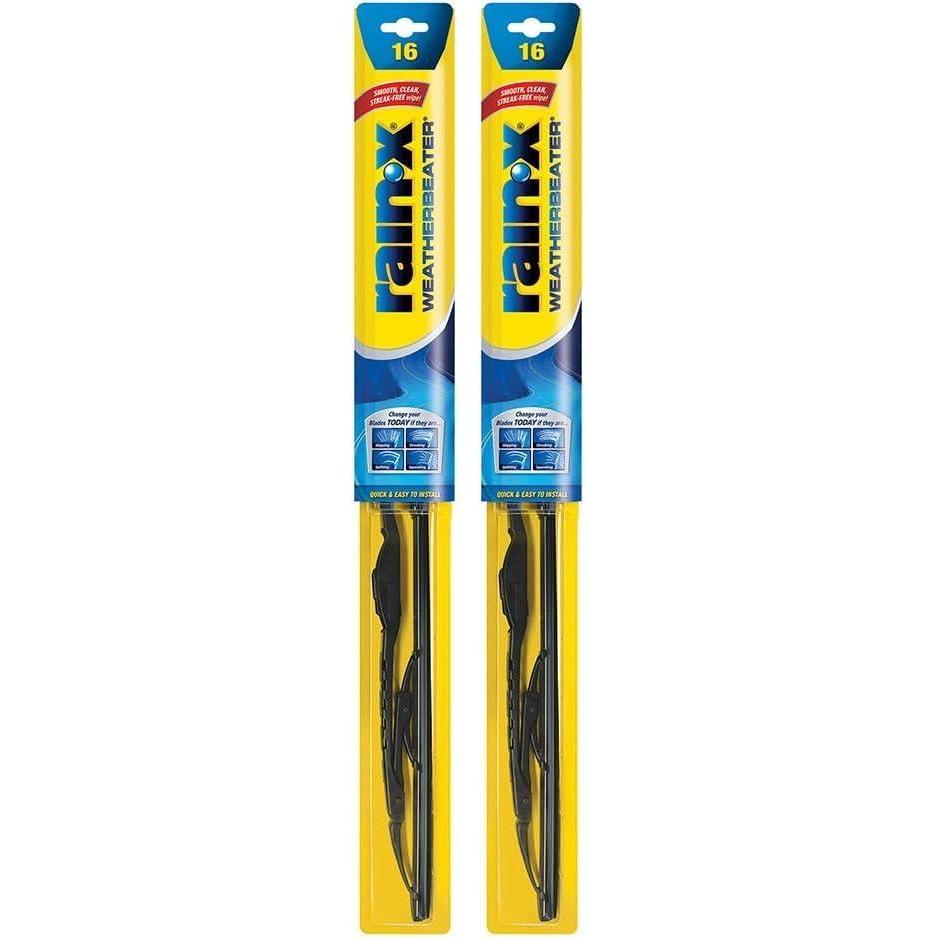 image:imageRainX RX30216 WeatherBeater Wiper Blades 16 Windshield Wipers Pack Of 2 Automotive Replacement Windshield Wiper Blades That Meet Or Exceed OEM Quality And Durability Standards