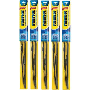 Rain-X RX30217-5PK Weatherbeater Wiper Blade – 17″ Windshield Wipers (Pack Of 5), Automotive Replacement Windshield Wiper Blades That Meet Or Exceed OEM Quality And Durability Standards(24-Inches)