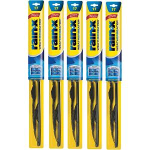 Rain-X RX30217-5PK Weatherbeater Wiper Blade – 17″ Windshield Wipers (Pack Of 5), Automotive Replacement Windshield Wiper Blades That Meet Or Exceed OEM Quality And Durability Standards(17-Inches)