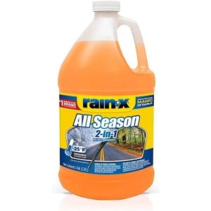 Rain-x 113645 De-icer & Bug Remover Windshield Washer Fluid, 1 Gallon (Pack of 6)