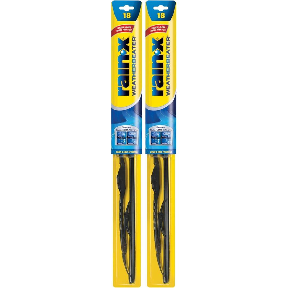 image:imageRainX WeatherBeater Wiper Blade 18 Pack of 2 AllSeason OEM Quality Conventional18 Pack of 2