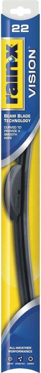 image:imageRainX 22 Vision Wiper Blade Standard Beam All Weather Performance Curved Smooth Wipe