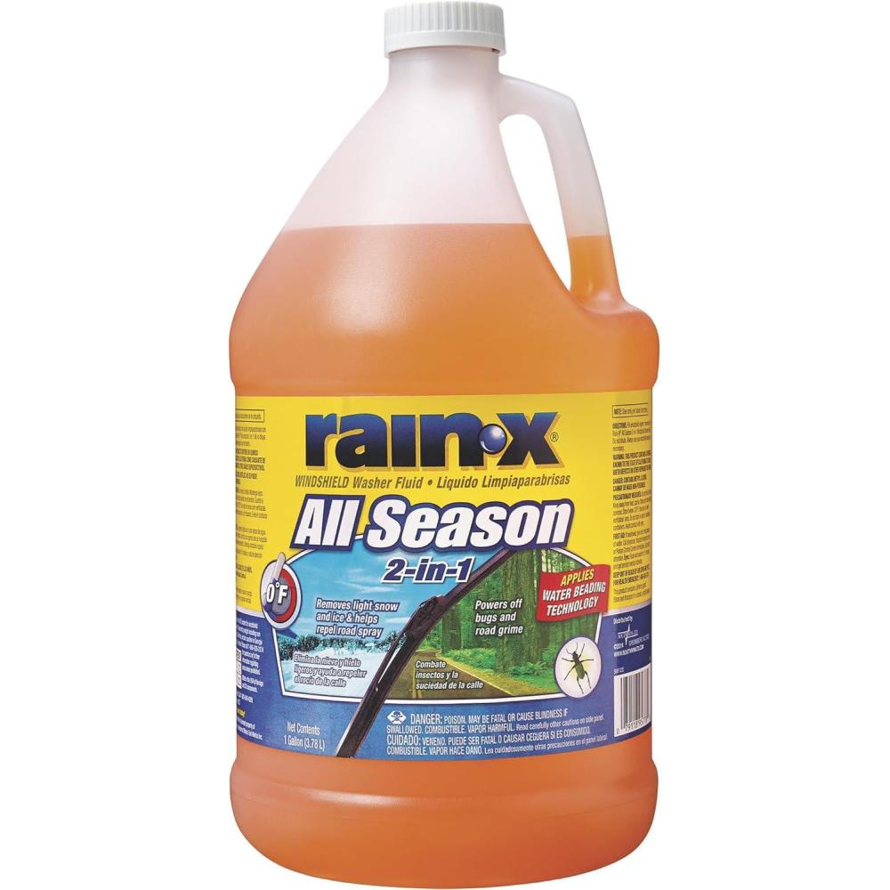 image:imageRainX Windshield Washer Fluid 0 Deg 1 Gal