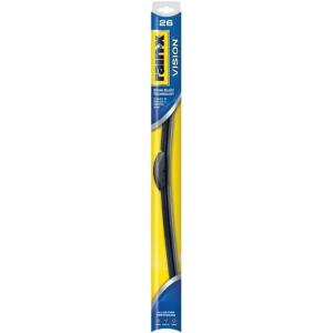 Rain-X 26” Vision Wiper Blade, Standard Beam, All Weather Performance Curved Smooth Wipe (26)