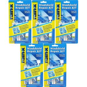 Rain-X 600001 Windshield cbMwm Repair Kit, 0.035 Oz (5 Pack)