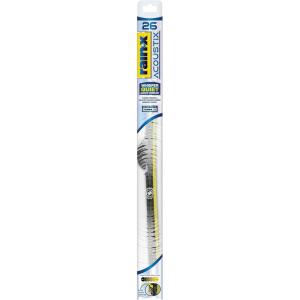 Rain-X Acoustix 24″ Wiper Blades (Pack Of 1), Whisper Quiet Automotive Replacement Windshield Wipers, Plasma Treated & Graphite-infused Coating for Smooth Performance & Long-lasting Durability(26″)