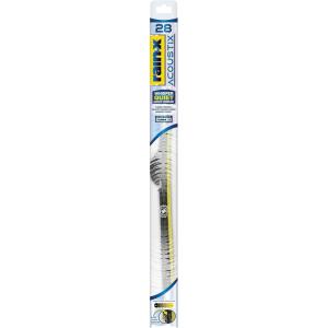 Rain-X Acoustix 24″ Wiper Blades (Pack Of 1), Whisper Quiet Automotive Replacement Windshield Wipers, Plasma Treated & Graphite-infused Coating for Smooth Performance & Long-lasting Durability(28″)