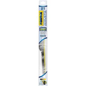 Rain-X Acoustix 24″ Wiper Blades (Pack Of 1), Whisper Quiet Automotive Replacement Windshield Wipers, Plasma Treated & Graphite-infused Coating for Smooth Performance & Long-lasting Durability(21″)