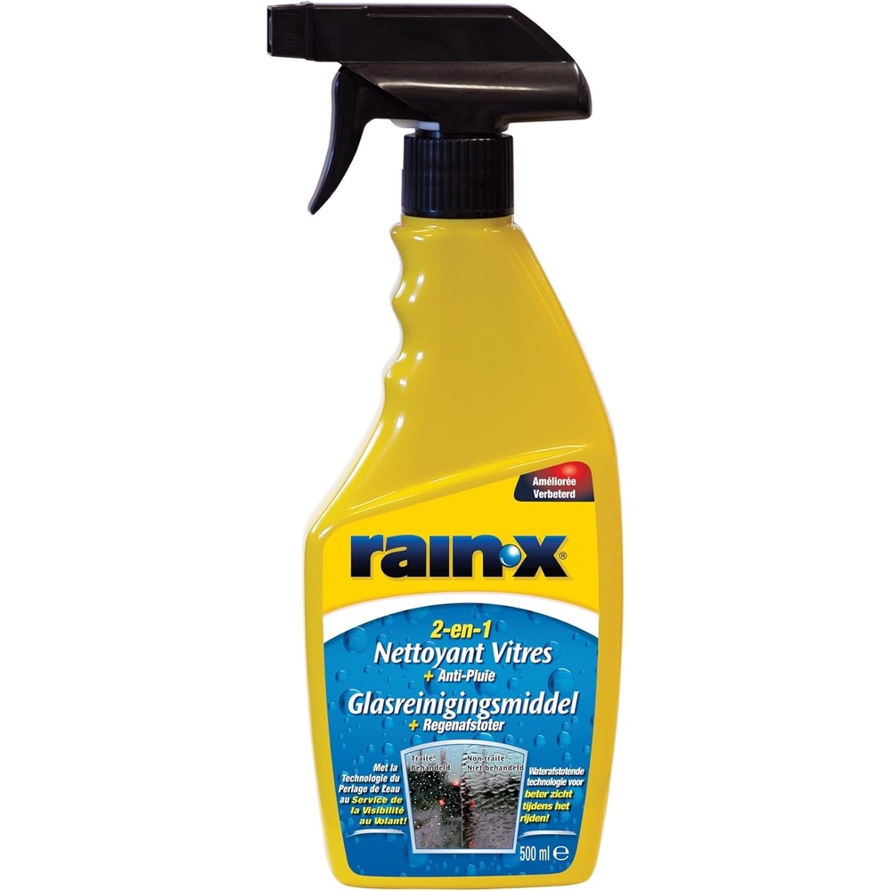 image:imageRainX 1830048 88197500 2in1 Glass Cleaner Plus Rain Repellent 500 ml